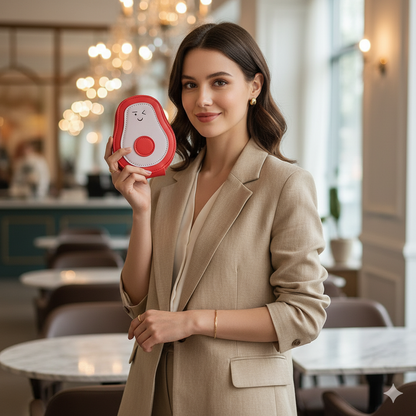 VEMILIO Cute (Pack of 2) Avocado Shape Mini Wallet for Girls & Women | Stylish Card Holder Holder with Zip & 11 Compartments | Trendy Compact and Small Coin Purse for Gift -(Green & Brown)