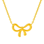 Elegant Bow Pendant Necklace..-0