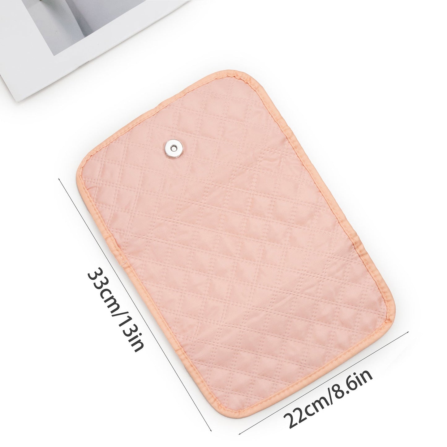 NNEDSZ Pink Portable Travel Jewelry Organizer Roll