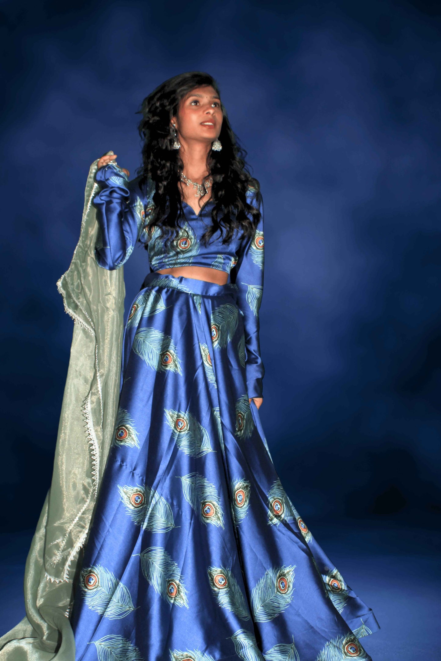 Mayuri Royale Satin Lehenga Set